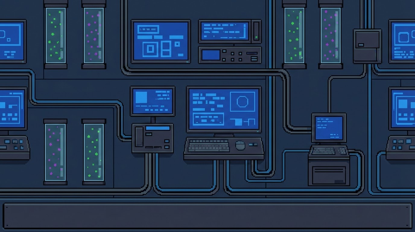 2D flat pixel art background. This is NOT a room, NOT an in | NanoCloud ...