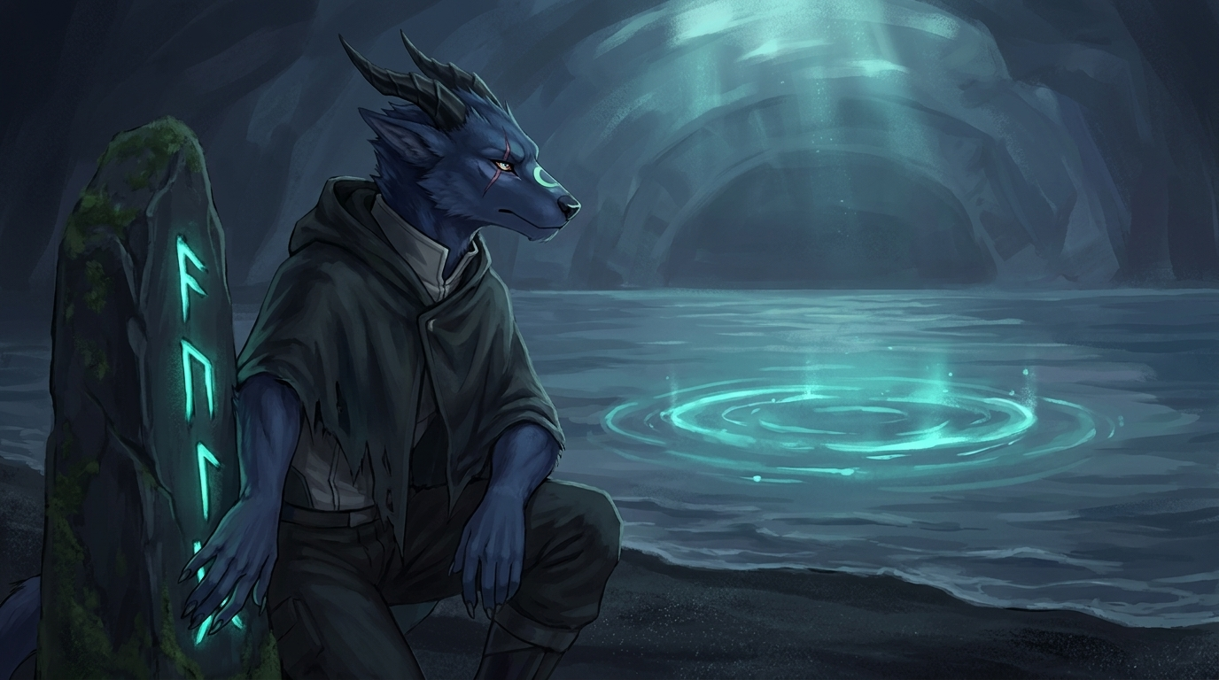 STYLIZED ANTHROPOMORPHIC FURRY character illustration, semi ...